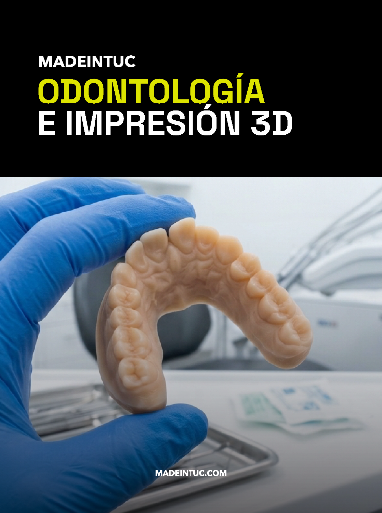 Modelo odontológico fabricado con impresión 3D